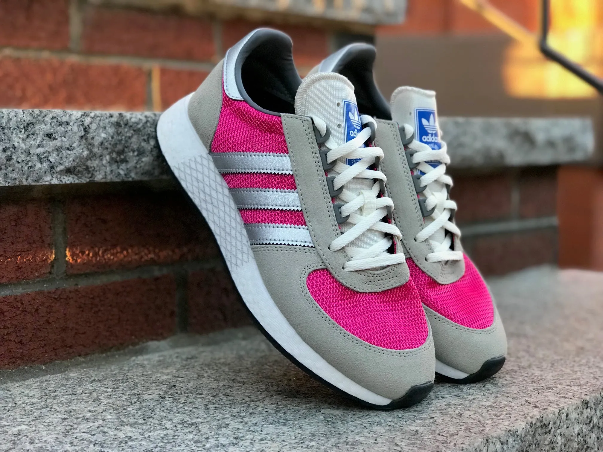 Adidas Marathon Tech Grey Silver Metallic Real Magenta G27417