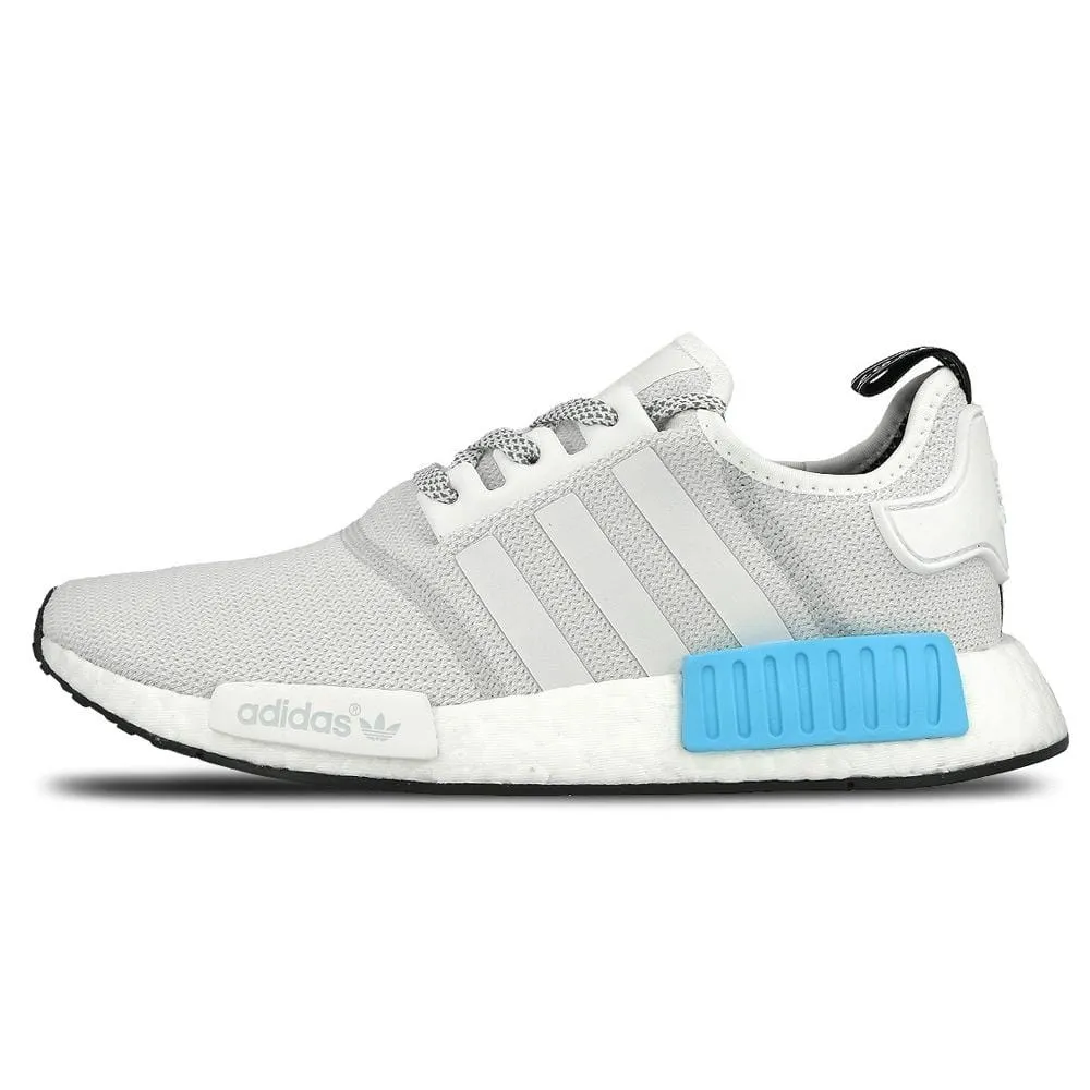 Adidas NMD_R1 Reflective White-Bright Cyan