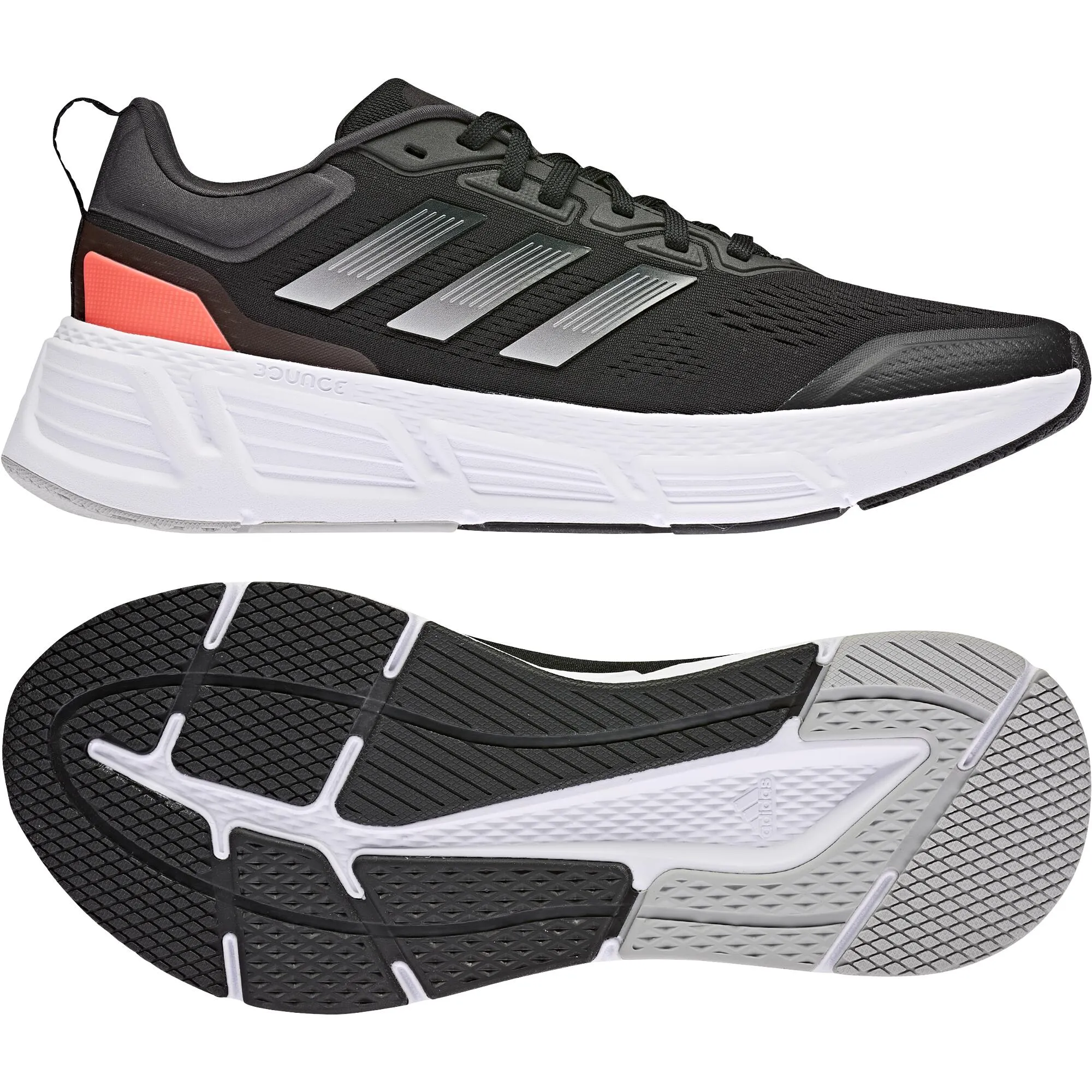 Adidas Questar men's sneakers black, black silver