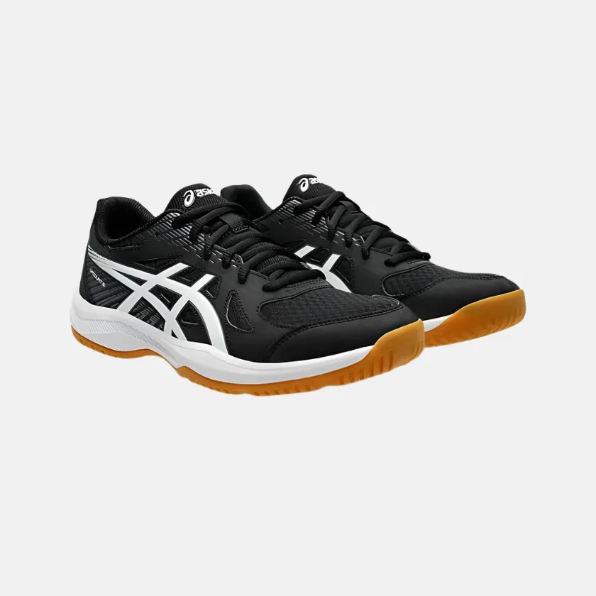 Asics Upcourt 6 Men's Badminton Shoes - Black/White