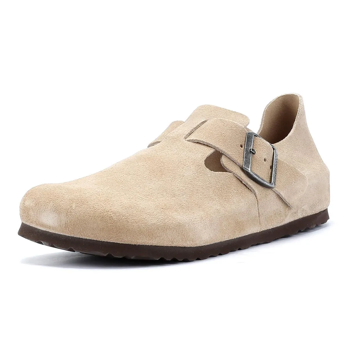 Birkenstock London Suede Taupe Shoes