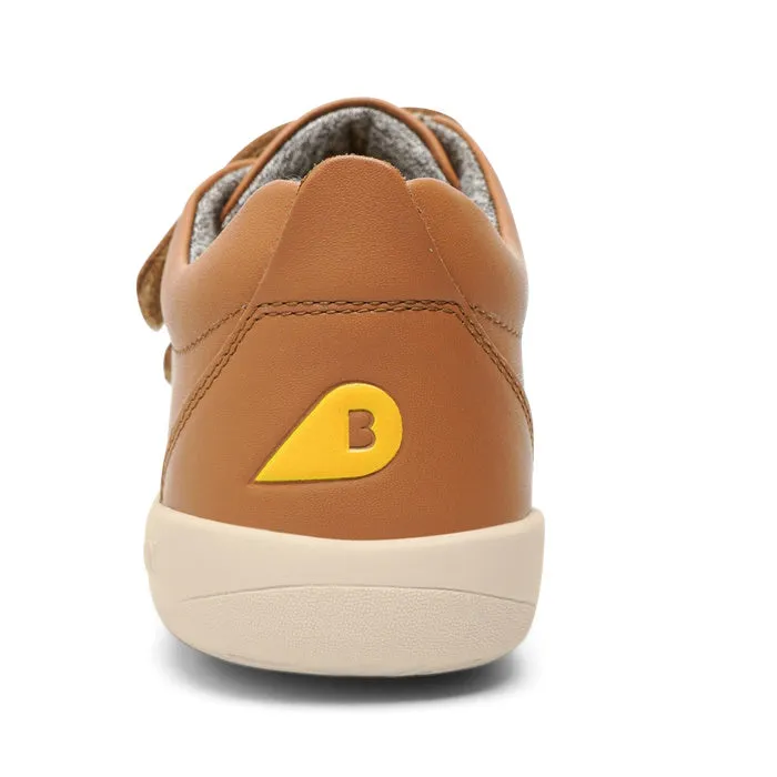 Bobux Kids   Plus Grass Court Caramel Tan Velcro Trainers 832462