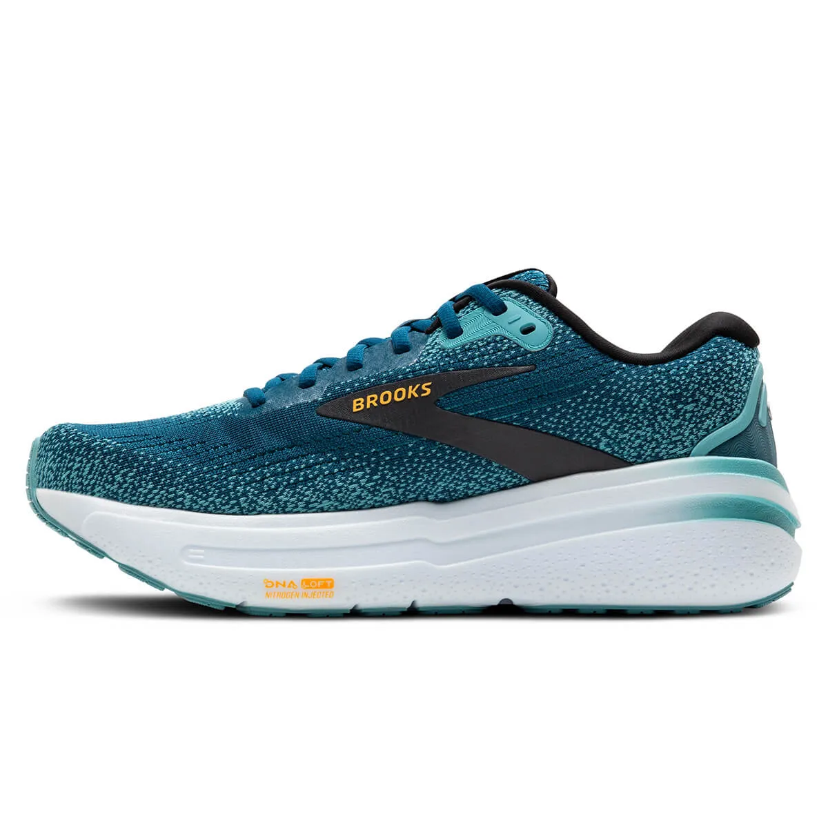 Brooks Ghost Max 2 Mens | Moroccan Blue/aqua/orange Pop