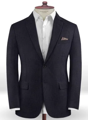 Caccioppoli Dapper Dandy Chillo Dark Blue Wool Jacket