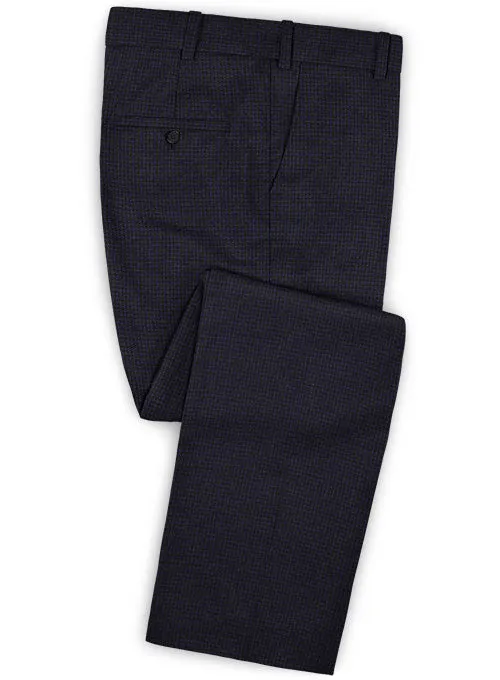 Caccioppoli Dapper Dandy Chillo Dark Blue Wool Suit