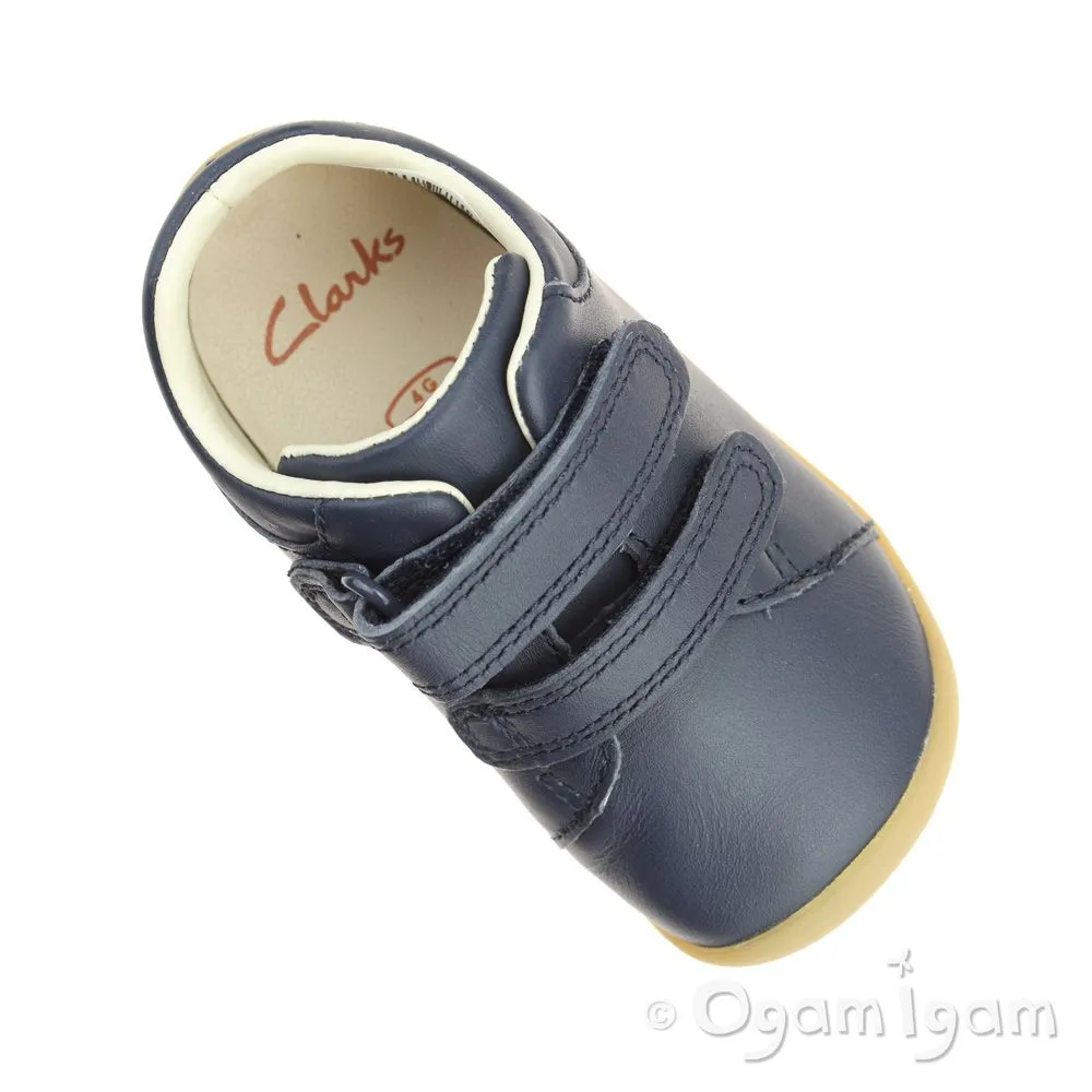 Clarks Roamer Craft Infant Boys Navy Shoe