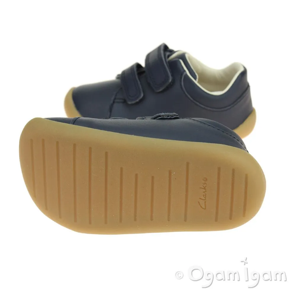 Clarks Roamer Craft Infant Boys Navy Shoe