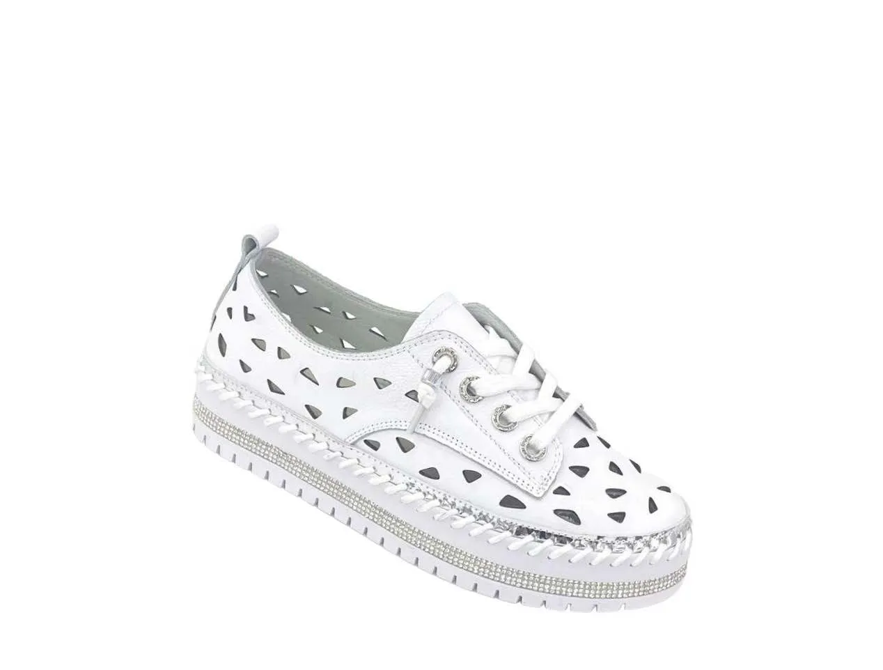 Gigi Leather Shoe White