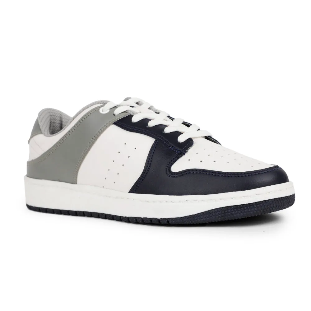 Leap7x Casual Grey Lacing Sneakers For Men SPORTSTAR By Liberty