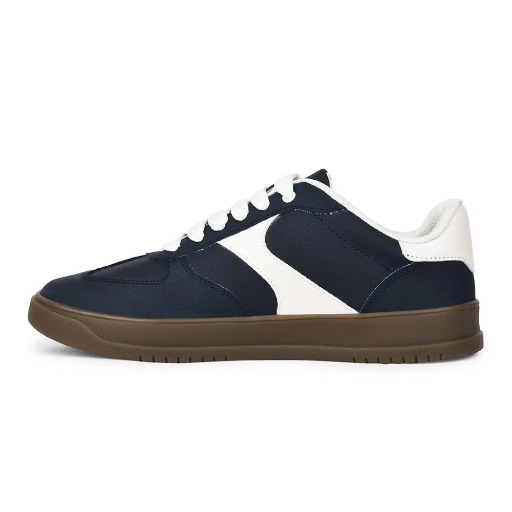 Leap7x Casual Navy Blue Lacing Sneakers For Men SPORTSTAR7 By Liberty