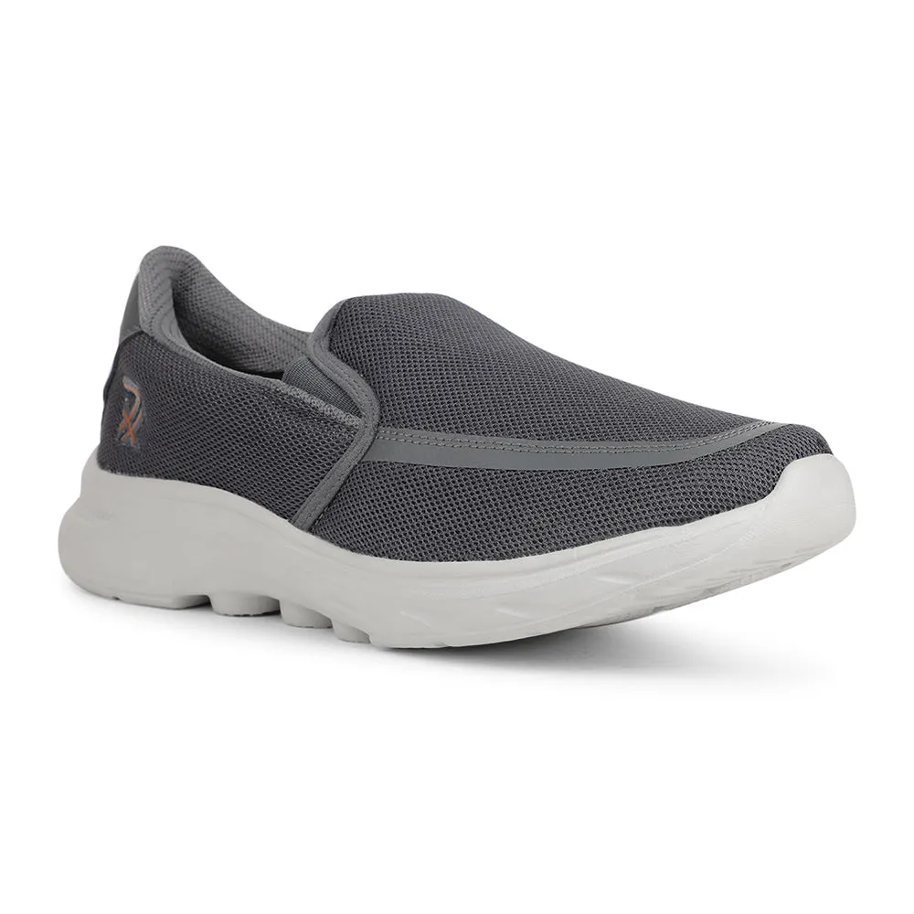 Leap7x Dark Grey Casual Non Lacing Shoes For Men DENIS-1 By Liberty