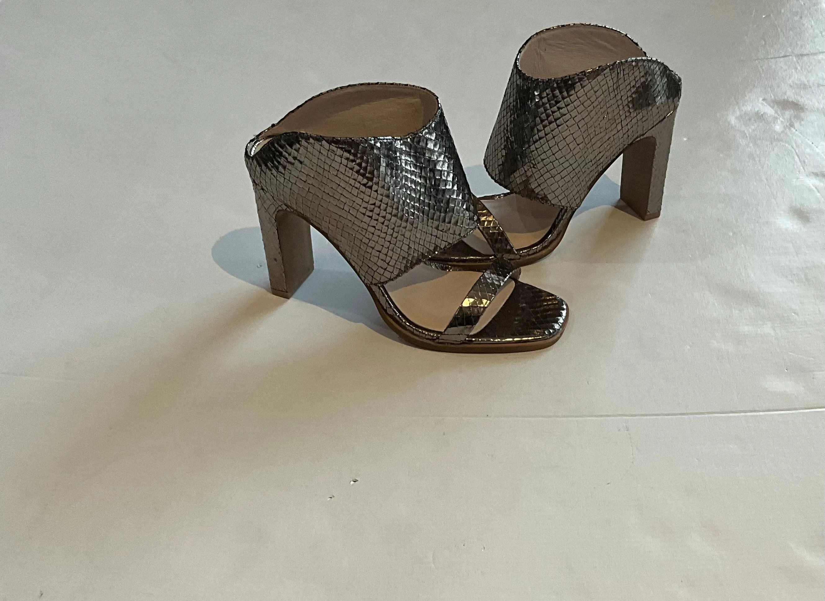 Linx Slide Heel-Pewter