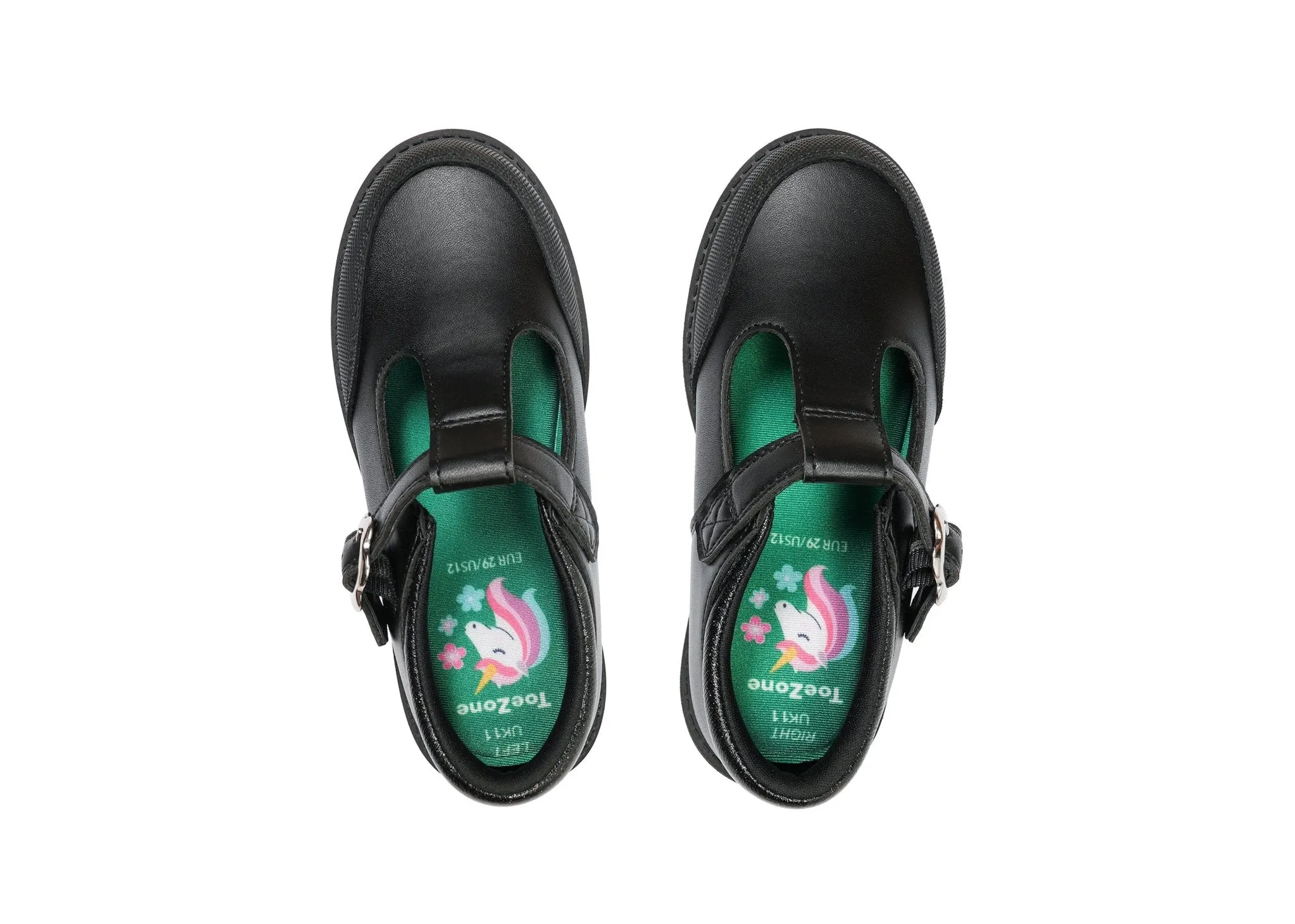 MAY - Vegan T-Bar Flower School Shoes