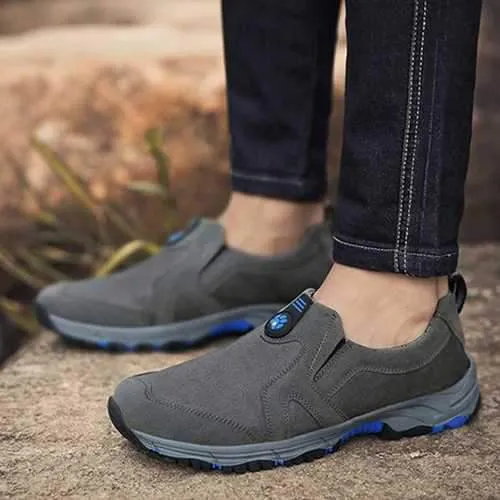 Men Soft Outdoor Hiking Wear Resistance Outsole Slip On Sneakers