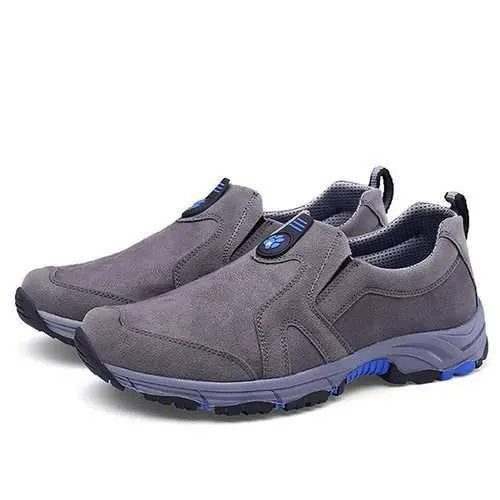 Men Soft Outdoor Hiking Wear Resistance Outsole Slip On Sneakers