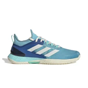 Men's Adizero Ubersonic 4.1 Tennis Shoe (Light Aqua/Off White/Flash Aqua)