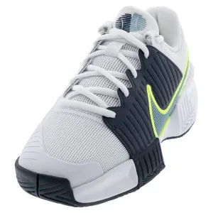 Mens GP Challenge Pro Tennis Shoes White and Denim Turq