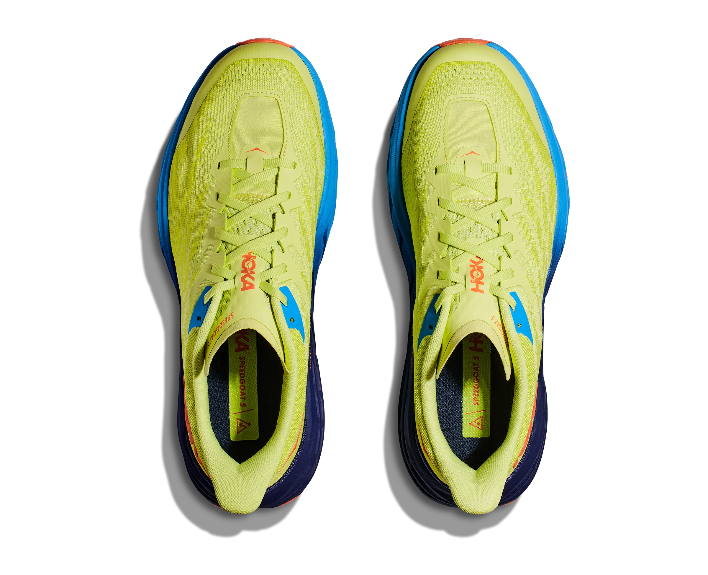 Men's Hoka Speedgoat 5 Color: Citrus Glow/Evening Primrose