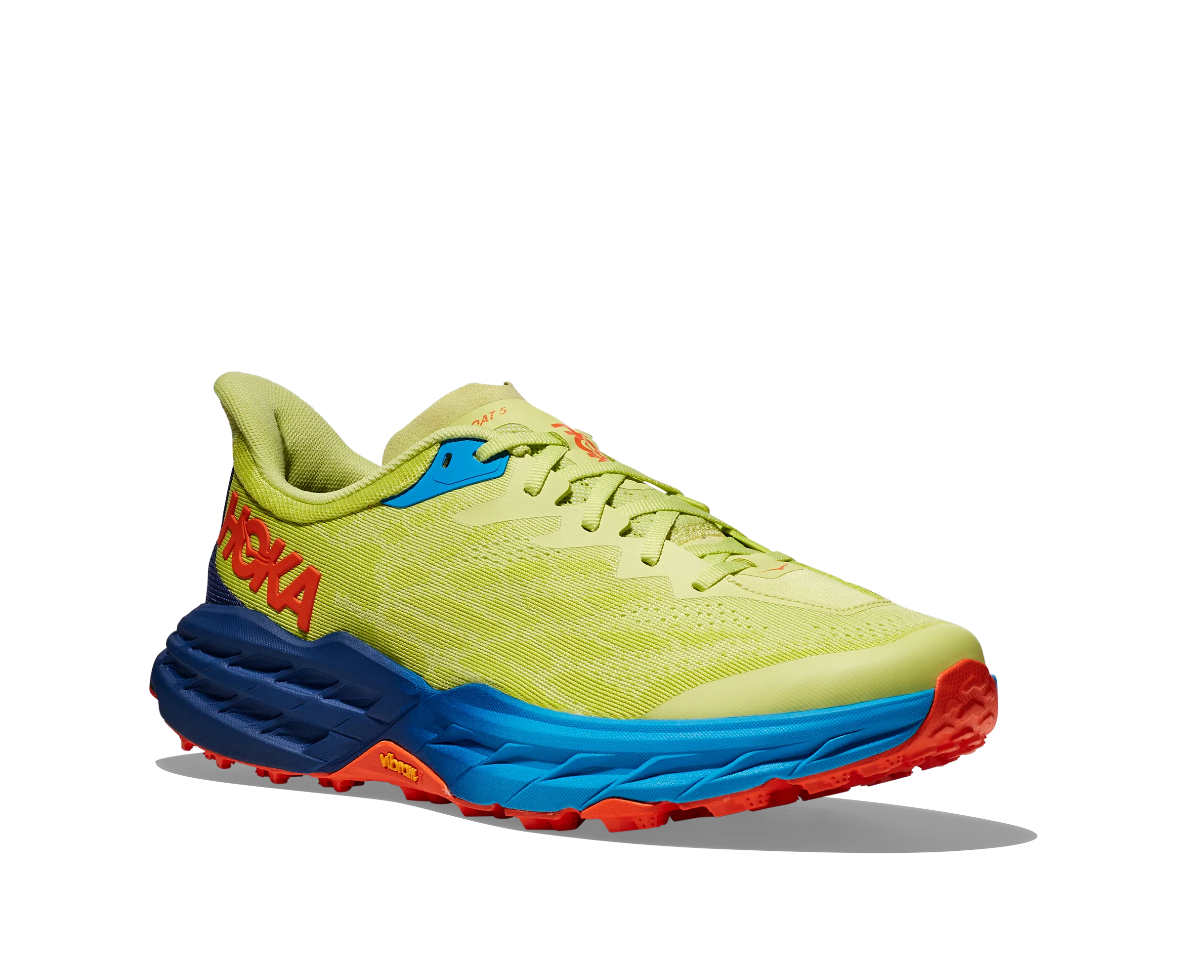 Men's Hoka Speedgoat 5 Color: Citrus Glow/Evening Primrose