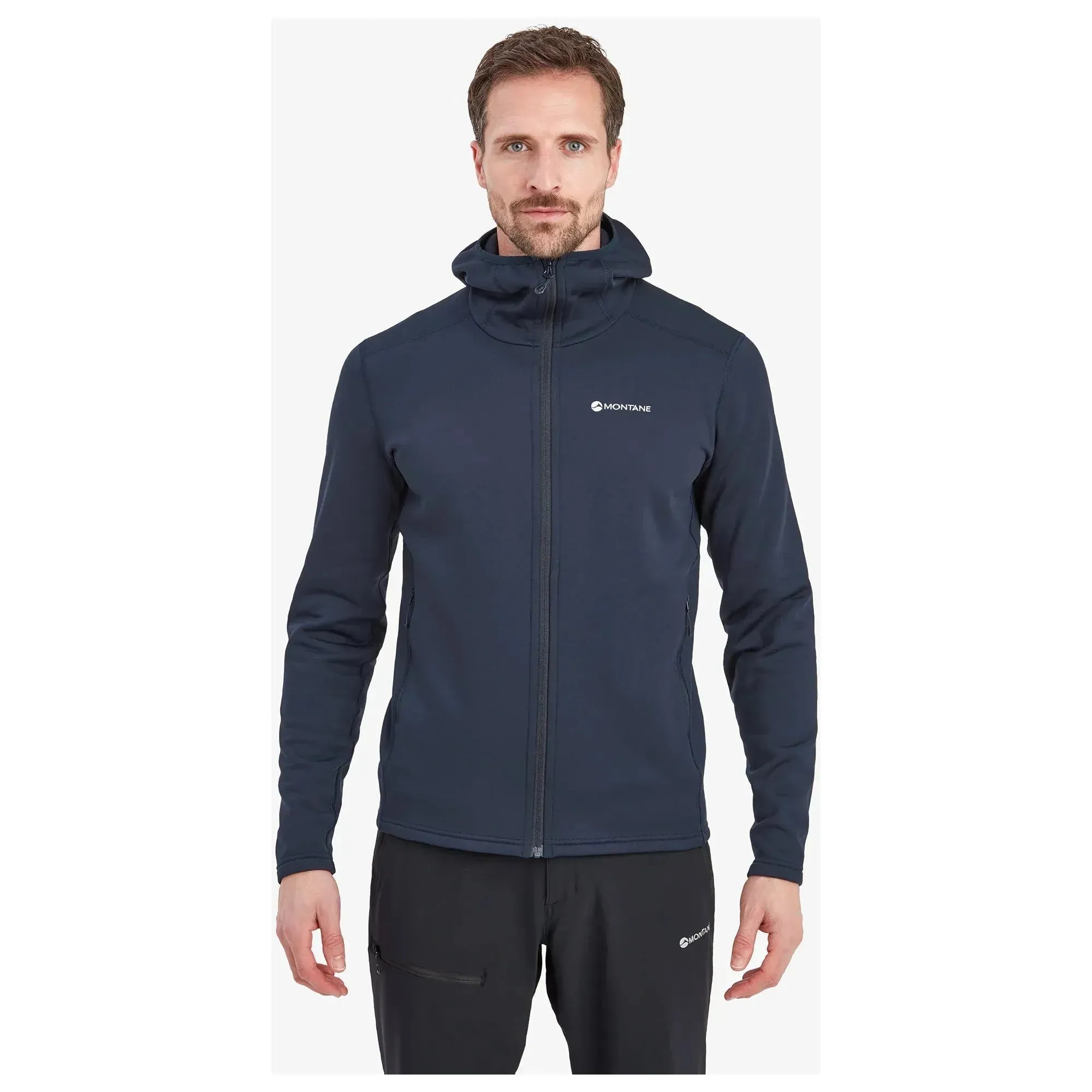 Montane Men's Fury Hooded Fleece Jacket - Eclipse Blue