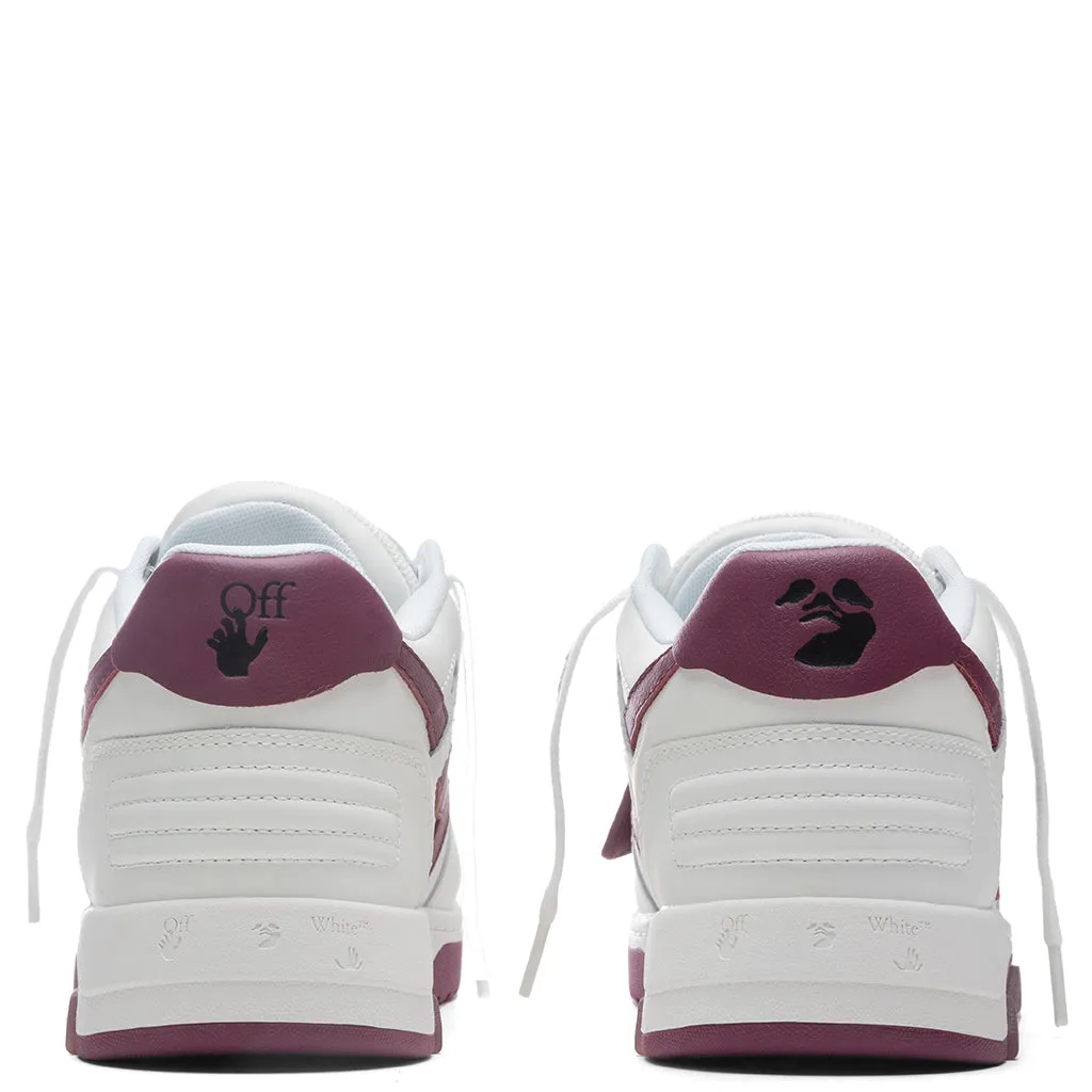 Out of Office Calf Leather - White/Violet