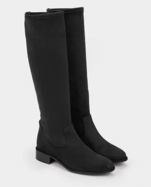 Pedro Miralles Long Black Stretch Boot