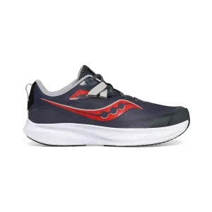 Saucony | Boys' Ride 15 Running Shoes - Grey/Black/Red