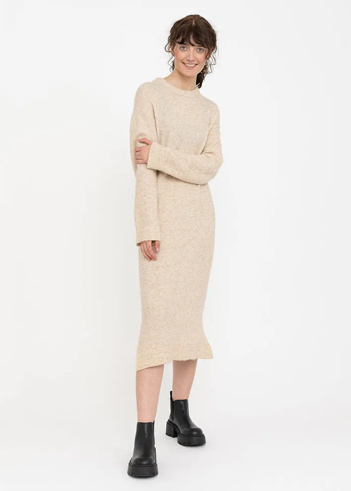 Soft Rebels Allison Dress Knit SR522-201 Kjole - Whitecap Gray Melange