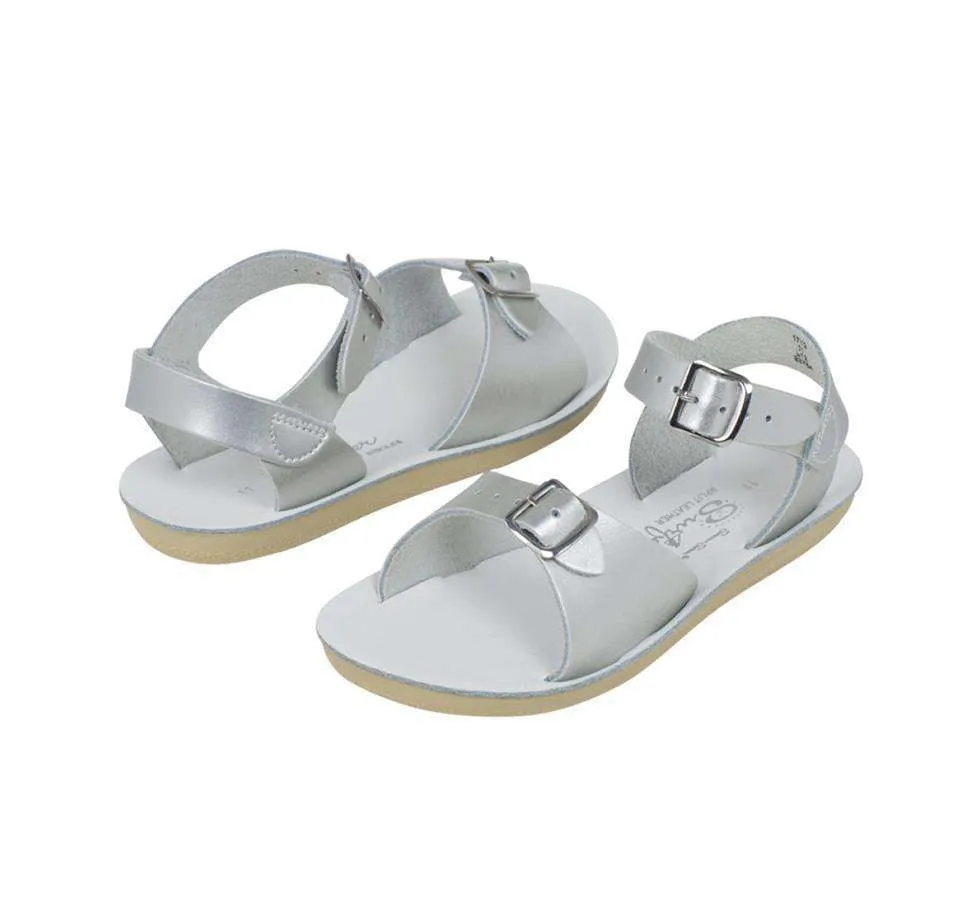 Sun-San Surfer Infant Sandal | Silver Size 4 infant