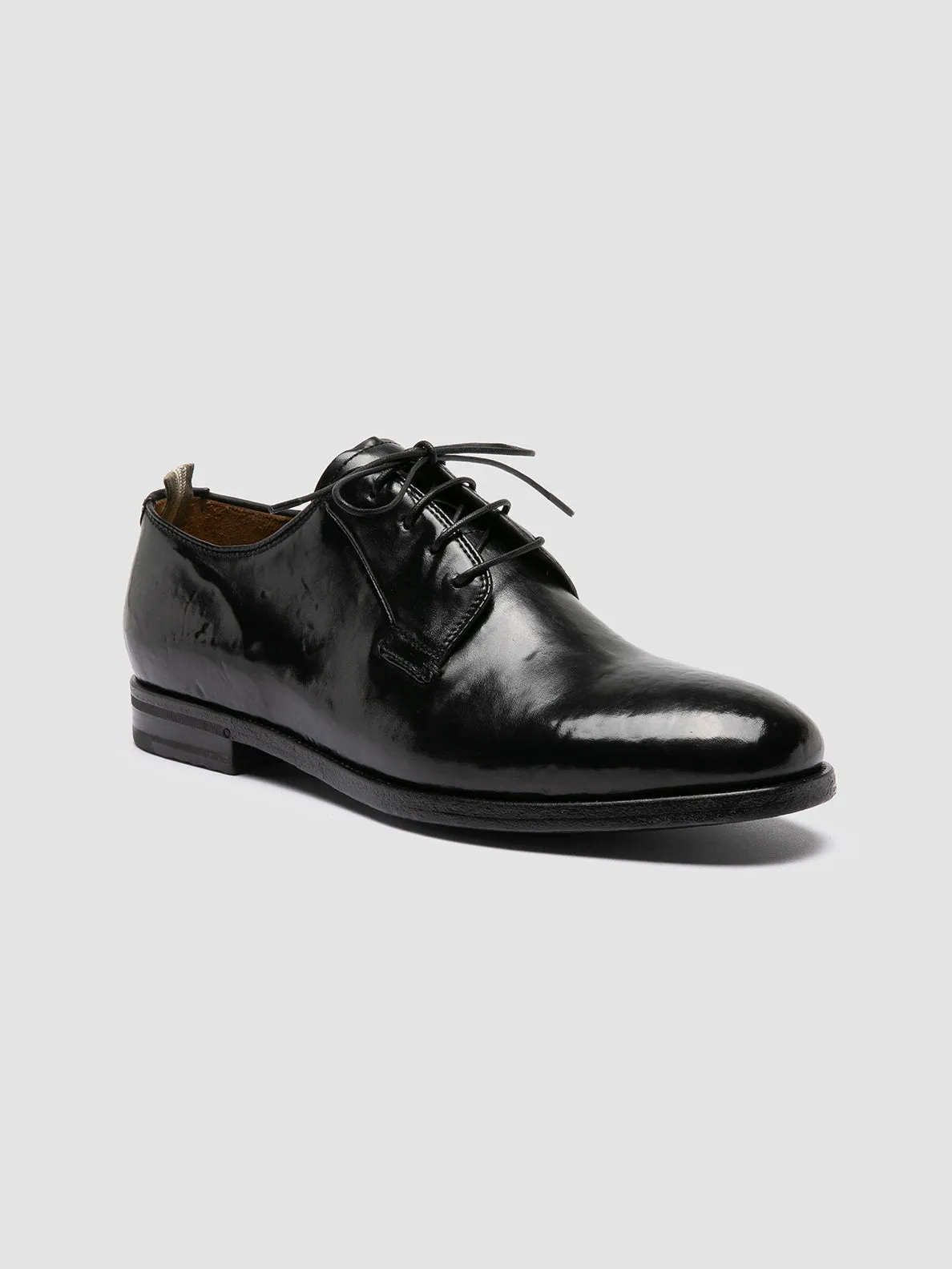 VANDERBILT CAOU 013 - Black Leather Derby Shoes