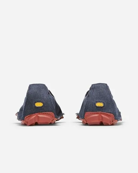 Vibram One Quarter Jeans Ladies Shoes Minimalist Footwear - Dark Blue/Brick