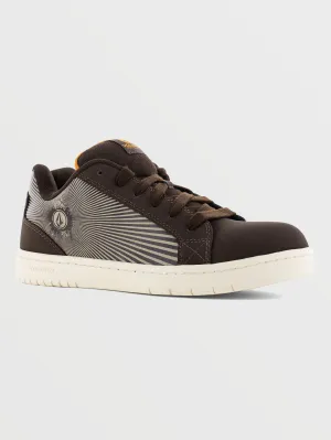 Volcom Workwear Stone Op Art Shoes - Dark Brown