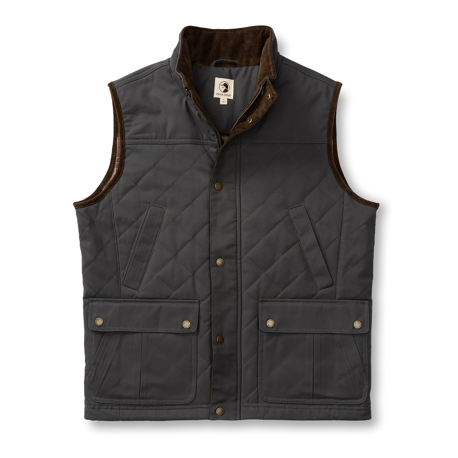 Waxed Duck Canvas Quilted Vest