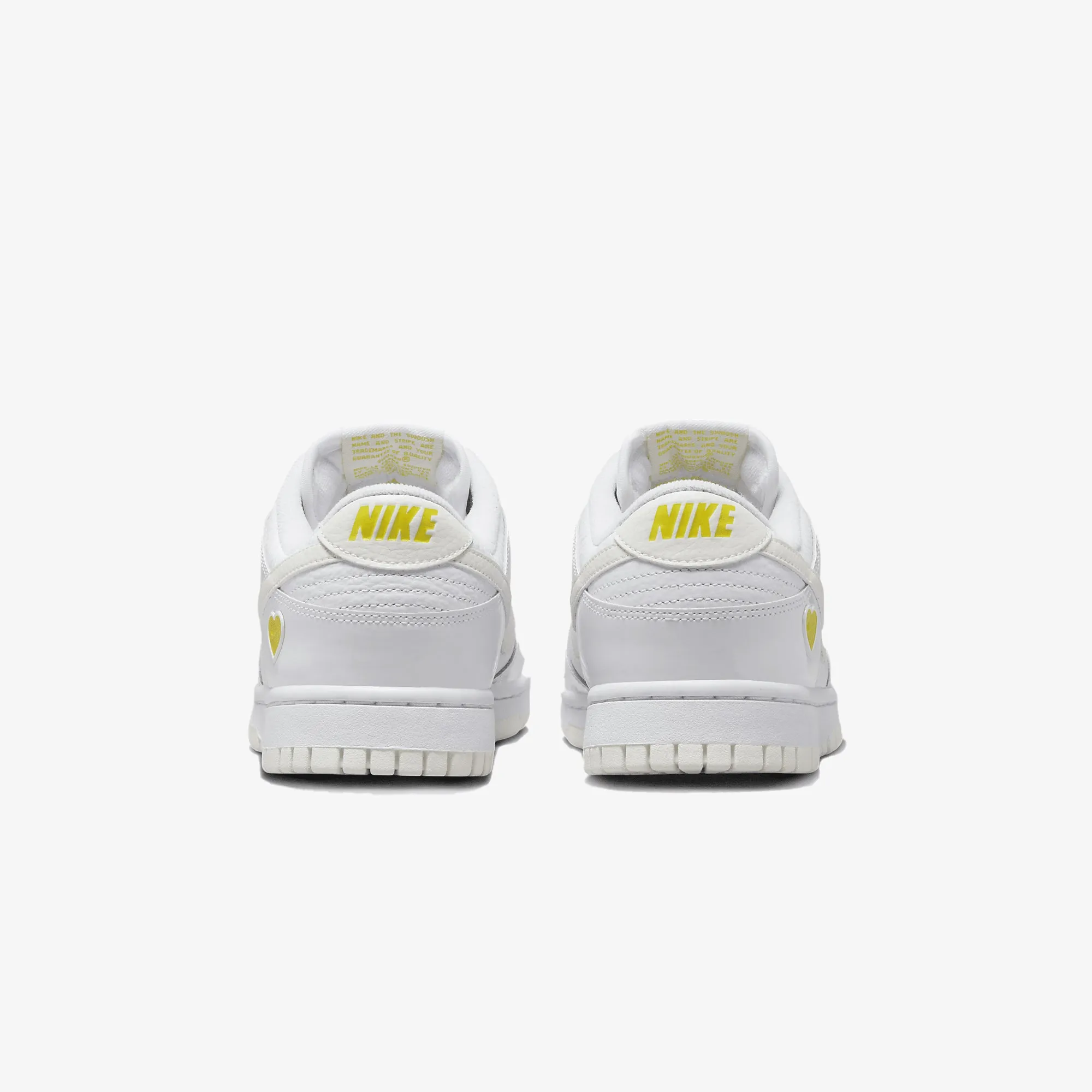 WMN'S DUNK LOW 'WHITE/SAIL-OPTI YELLOW'