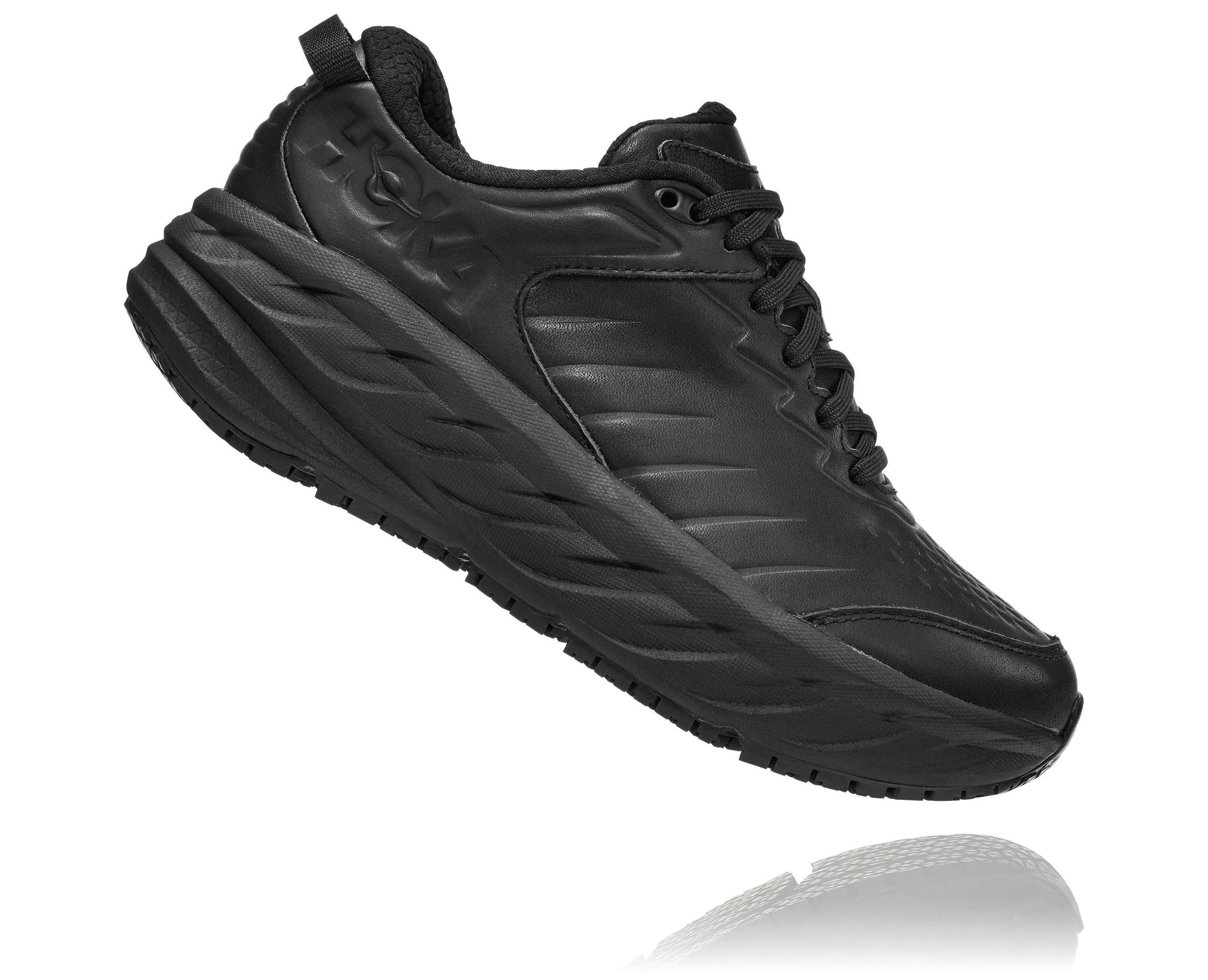 Women's Hoka Bondi SR Color: Black/Black