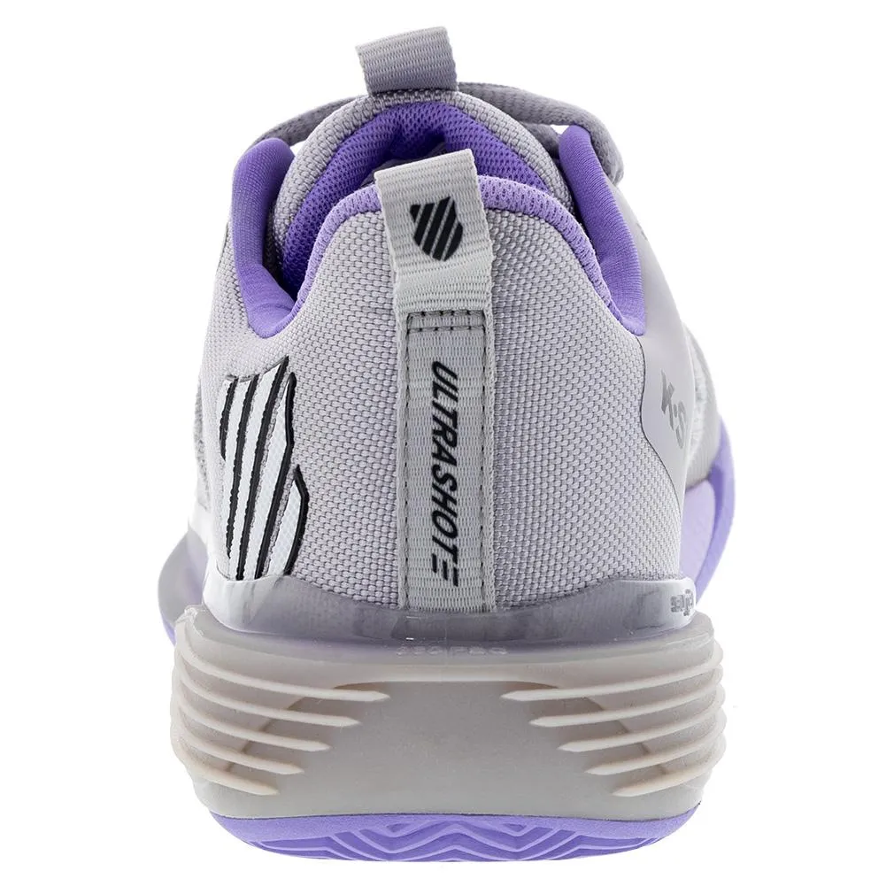 Women's Ultrashot 3 Clay Court Tennis Shoes Raindops and Paisley Purple